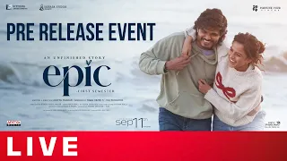 EPIC - First Semester Pre Release Event Live | Anand Deverakonda | Vaishnavi Chaitanya | Naga Vamsi