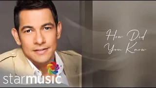 gary valenciano how did you know audio with love