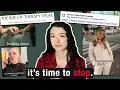 I m literally begging you to stop using therapy-speak