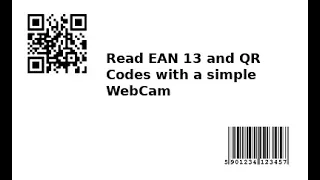 Reading EAN 13 and QR Codes through a WebCam