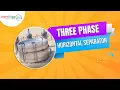 Three-Phase Horizontal Separator oil gas industry