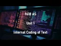 008 Text Character Sets ASCII Unicode UTF AS A2 9618