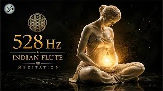 528 Hz Indian Flute Meditation | A Journey into Deep Inner Peace | Tibetan Singing Bowls