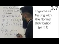 Edexcel A Level Maths 3 7 Hypothesis Testing with the Normal Distribution