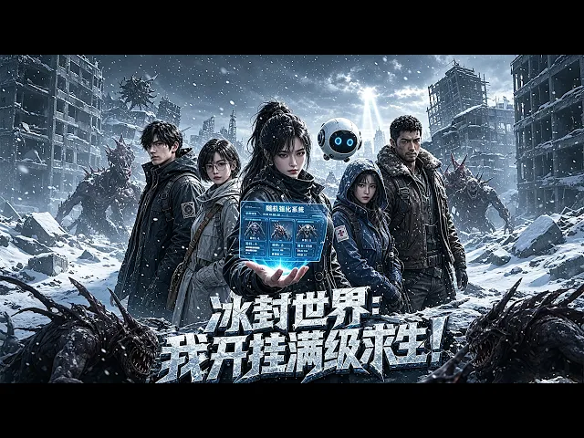 游戏大神穿越冰封末世！满级游戏经验直接开挂，随机强化系统加持，所有危机在她眼里全是破绽！结识神秘强者，联手搭建曙光避难所