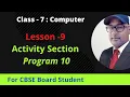 QBasic program to print square and sum of even numbers between 1 to 10 in reverse order