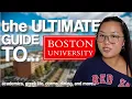 the ULTIMATE guide to BOSTON UNIVERSITY dorms greek life academics and more