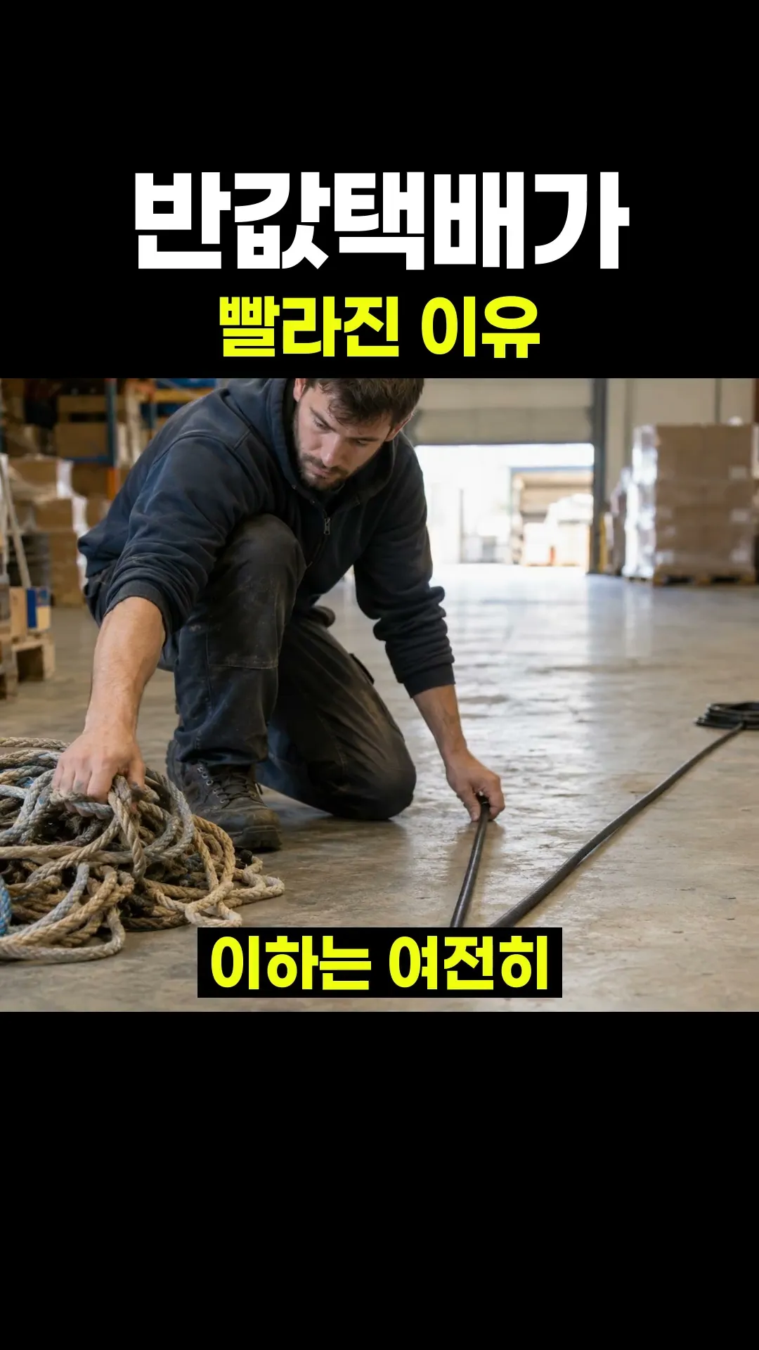 반값택배가 빨라진 이유