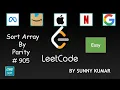 Sort Array By Parity Array Sortings Two Pointers 905 LeetCode Day 02