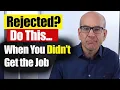 Failed Job Interview Depressed Here s How to Recover from a Bad Interview