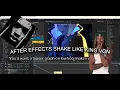 How to do Jugg Shakes like King Von After Effects Shakes Tutorial