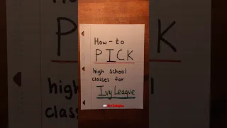 How To Pick High School Classes