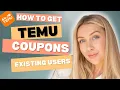 Temu Coupon Code - Unlimited Temu Promo Codes For Existing Users NO INVITES