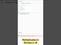 JavaScript String and Number Division Multiplication Made Simple
