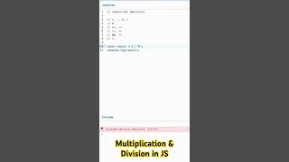 JavaScript String and Number Division Multiplication Made Simple