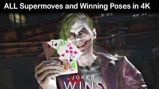 injustice 2 all super moves u0026 victory poses all characters 4k 60fps