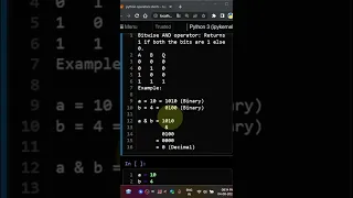 bitwise operator AND python english