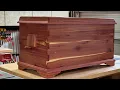 Making a Cedar Blanket Chest with Large Box Joints