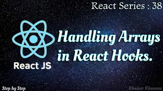 Handling Arrays in React Hooks useState Hooks
