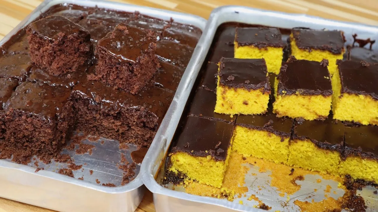 BOLO DE CENOURA FOFINHO E COM CASQUINHA DE CHOCOLATE