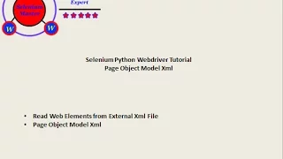 Selenium Python Webdriver Tutorial - Page Object Model Xml