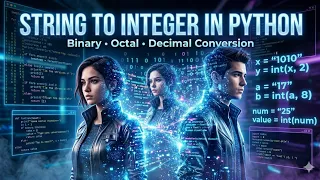 Python Type Conversion Explained String to Integer Binary Conversion