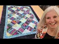 USE ANY SIZE SCRAPS Donna s FREE scrappy lattice Quilt