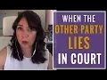 Lying in Custody Court How to Combat a Lying Spouse in Court