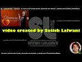 Deewana tera | Sonu Nigam | clean karaoke with scrolling lyrics