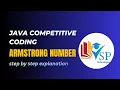 Armstrong Number Program in Java Placement Coding Question