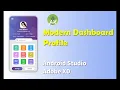 Android App Designs Profile and Dashboard android Tutorial - no 4 material UI android studio 2021