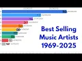 Lagu Best Selling Music Artists 1969-2025 EPIC 55 YEAR RACE
