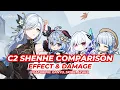 C2 SHENHE COMPARISON BOOST CRYO DMG - GENSHIN IMPACT