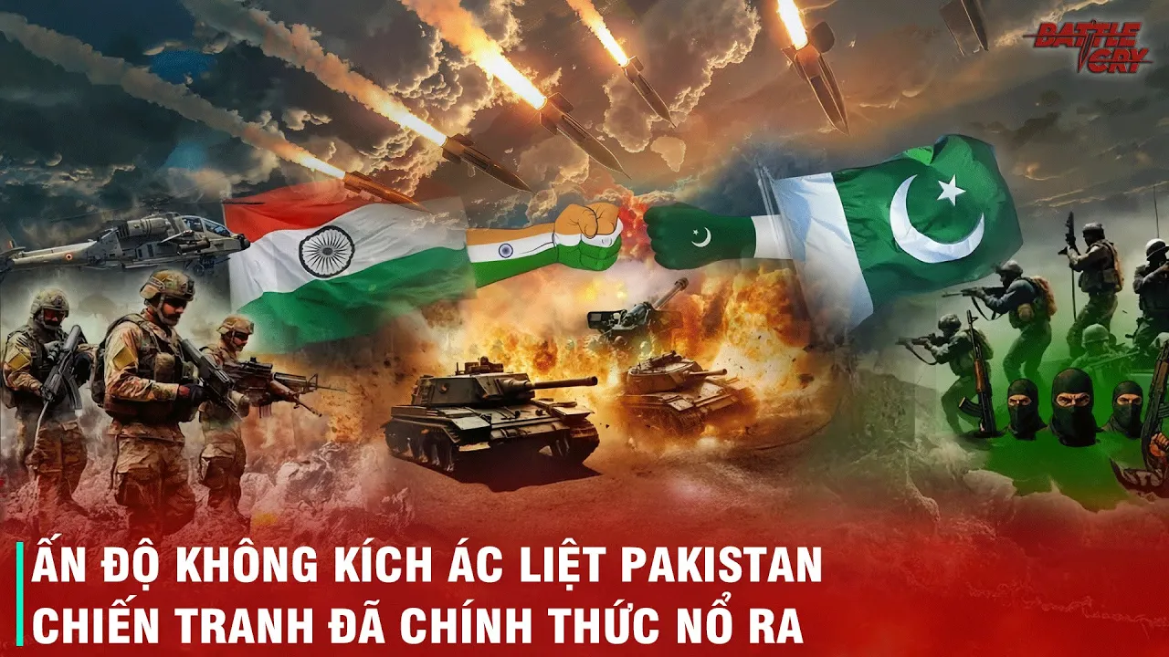 Outline Video MƯA TÊN LỬA ẤN ĐỘ XÉ TOẠC KASHMIR - CHIẾN TRANH VỚI PAKISTAN BÙNG NỔ VÀ DI CHỨNG TÀN ÁC THỰC DÂN ANH