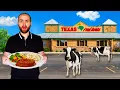 Eating at Texas Roadhouse for 24 HOURS CHALLENGE