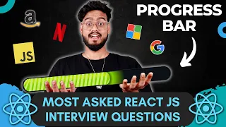 React JS Interview Questions Progress Bar - Frontend Machine Coding Interview Experience