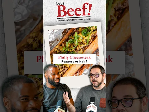 Let's Beef! Philly Cheesesteak: Peppers or Nah? #beef #beefitswhatsfordinner #phillycheesesteak