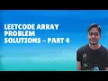 Solving Leetcode array problems using Javascript - Part 4