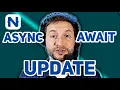 Async Await in NativeScript UPDATE