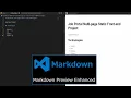 Markdown Enhanced VS Code Setup