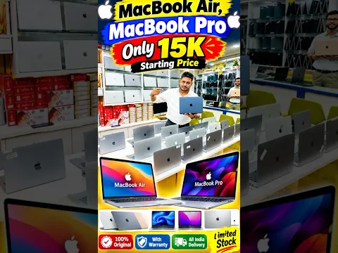 Rs 15k only MacBook Air & pro