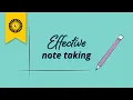 Skills Booster Effective note-taking