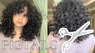 Download TRYING MANES BY MELL PIGTAILS HAIRCUT | MORE VOLUME MP3