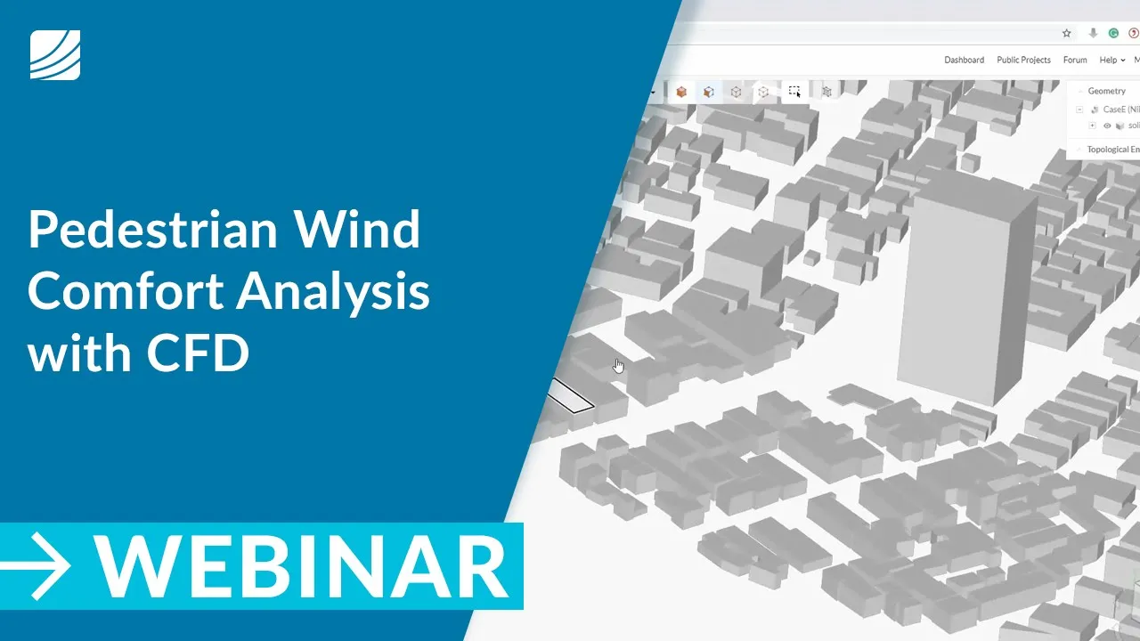 Pedestrian Wind Comfort Assessment with Cloud-Based CFD