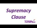 Supremacy Clause