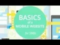 Basics of a mobile website for SMBs 3 Focus on the user Tap targets margins and font sizes