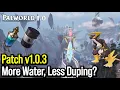 Palworld 1 0 3 Patch Notes Holy Water Oil Buffs Item Sphere Duplication Glitch Fixed Orserk Bug