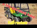 Test run John Deere Gator 6x4