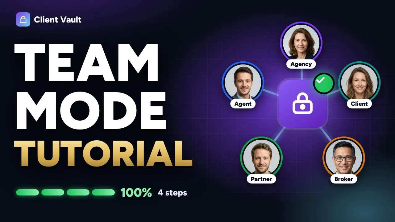 Client Vault Team mode: tutorial (EN)