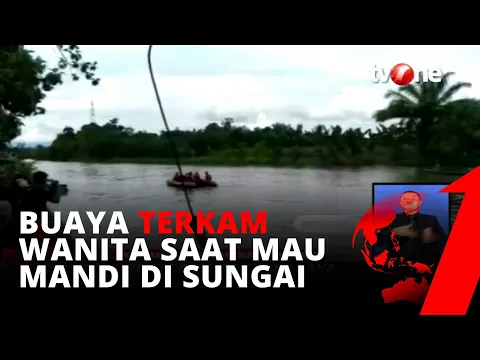 Nahas, Hendak Mandi di Sungai Seorang Wanita di Mamuju Diterkam Buaya | tvOne
